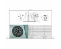 Диск сцепления 3EB1041220 Komatsu Диск сцепления 3EB1041220 Komatsu